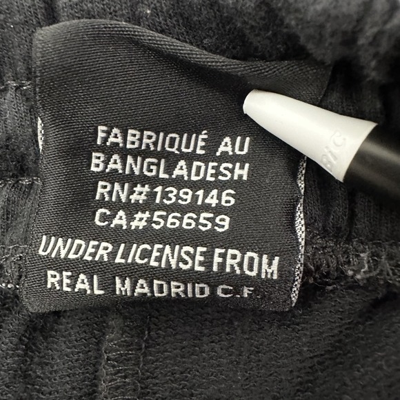 Vintage 00s REAL MADRID jogger sweatpants size XL soccer team pants - Picture 5 of 11